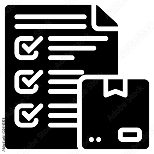 List Icon in Line Style Suitable for Web, Apps, Presentation, or Printable Meanings