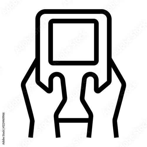joystick Line Icon