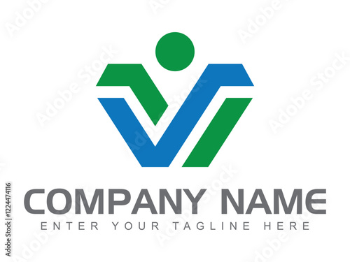 Free Download Letters SW Monogram Logo. Letter SW with human icon logo - GFXLoad