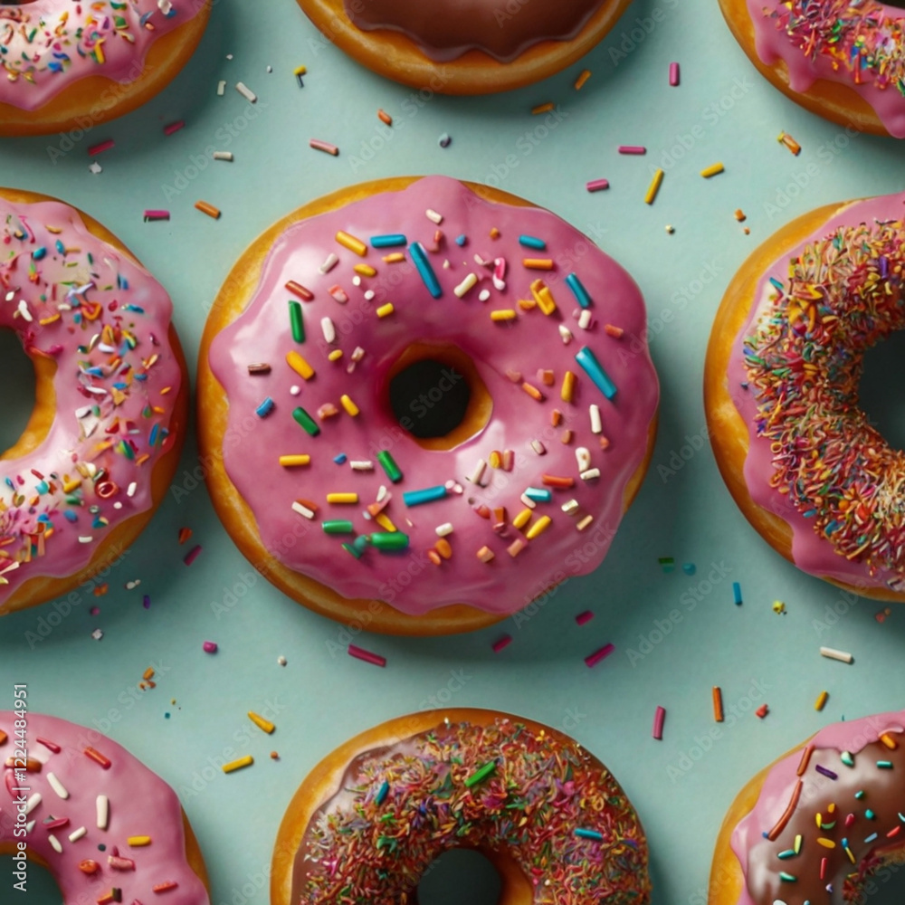 donuts with icing sugar donuts with icing sugar