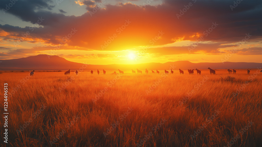 Golden Prairie Sunset