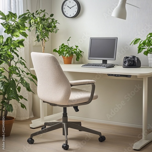 office chair and table