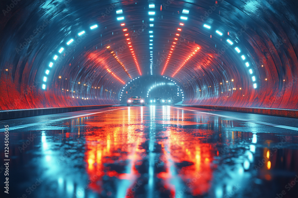 Obraz premium タイトル 未来へのトンネル