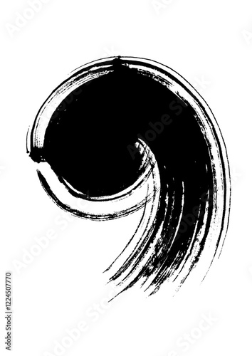 躍動する墨