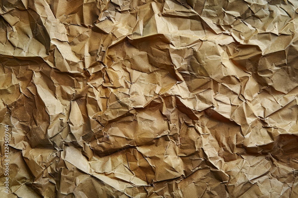 Image of Crumpled sheet of toned brown paper. Texture for background usage Image of Crumpled sheet of toned brown paper. Texture for background usage