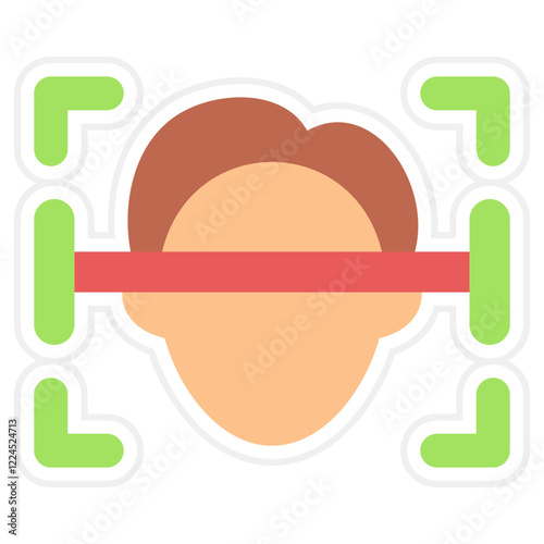 Face scanner Icon
