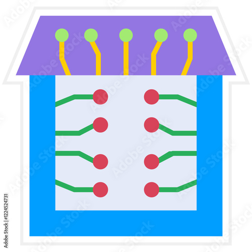Artificial building Icon