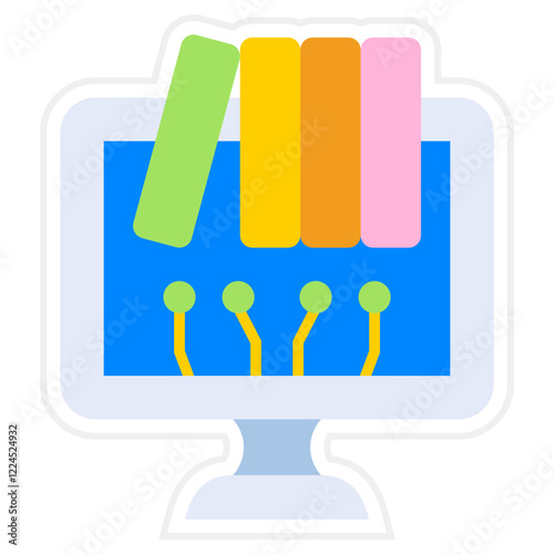 Digital library Icon