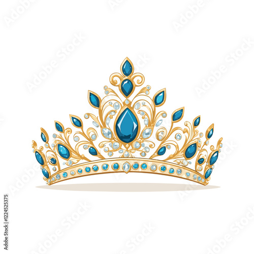 Bridal fashion and accessories vector illustration