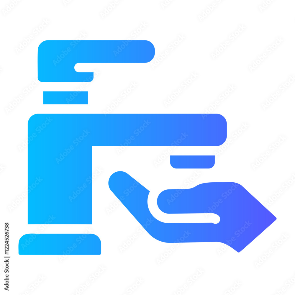 hand wash Gradient icon hand wash Gradient icon