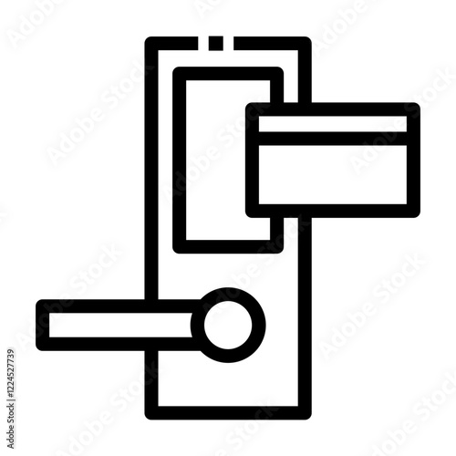 keycard Line Icon