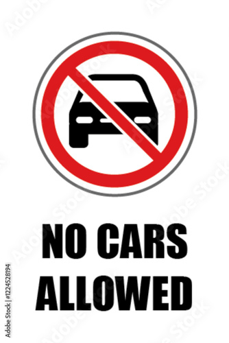 no cars allowed