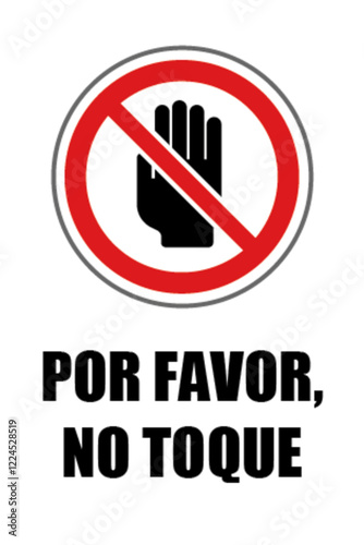 Por favor no toque