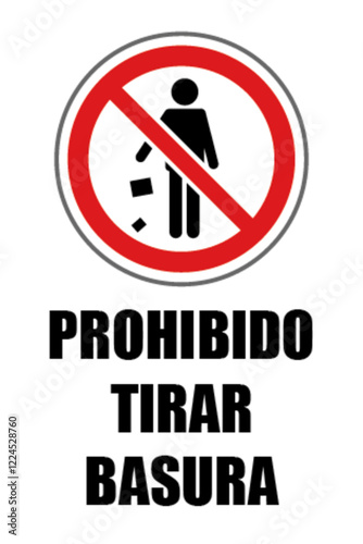 prohibido tirar basura