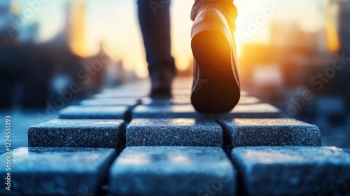 Forward Momentum: A Journey of Steps Towards the Sunset