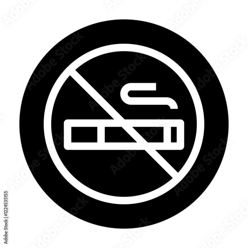 no smoking room Solid icon