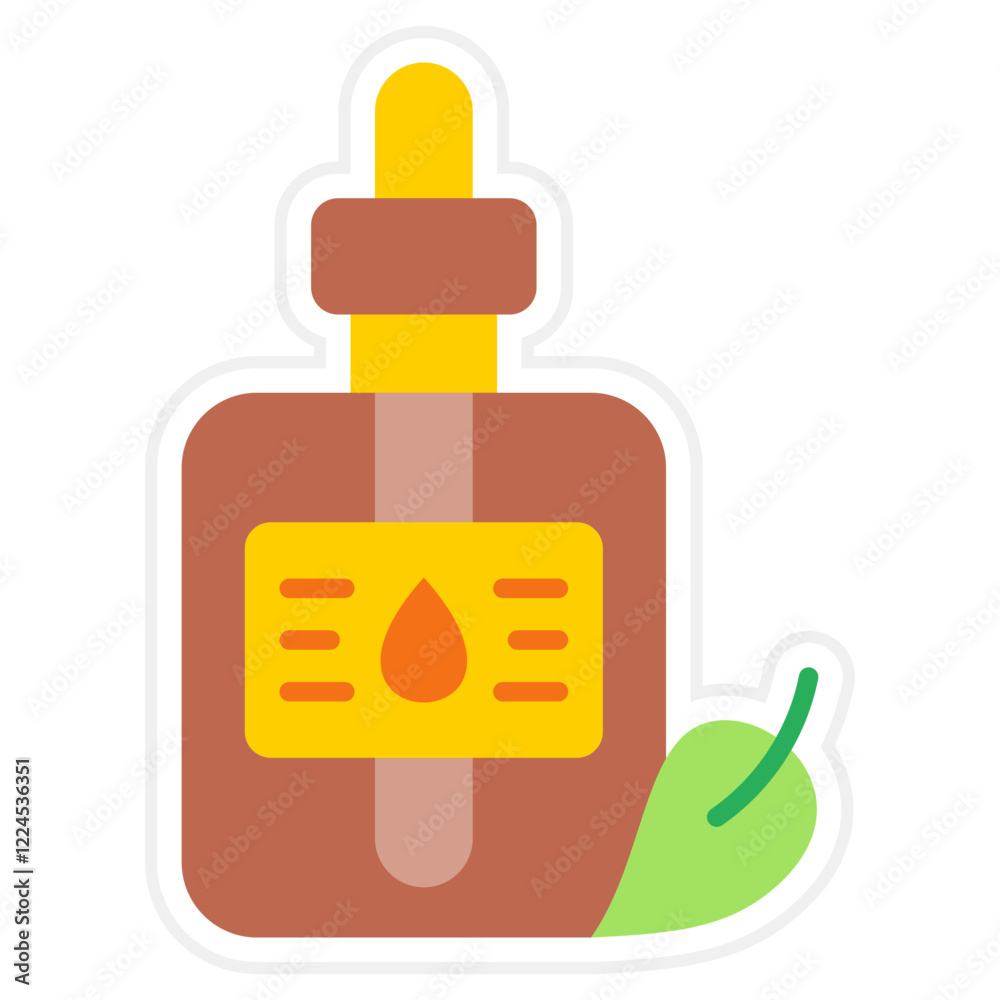 Obraz premium Essential oil Icon