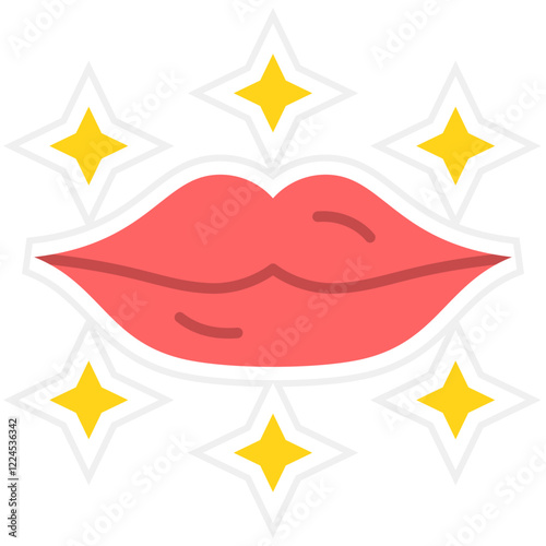 Lip makeup Icon