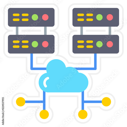Cloud computing Icon