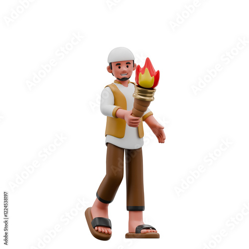 Muslim man carrying a torch, muslim man, touch, torch, ramadan, hand gesture, fire torch, grand opening, light, flambeau burn, hold, gesture, culture, finger, three-dimensional, man, person, islam, Is