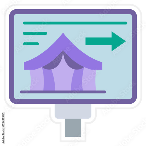 Camping zone Icon