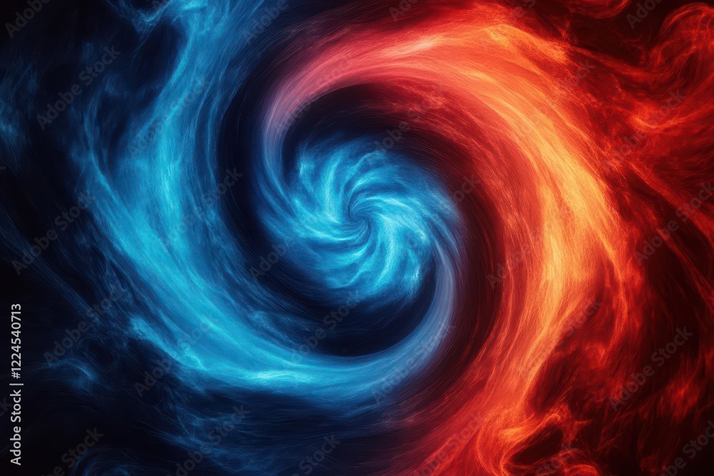 hypnotic spiral design merging deep crimson and electric blue creating dynamic vortex pattern with subtle gradient transitions hypnotic spiral design merging deep crimson and electric blue creating dynamic vortex pattern with subtle gradient transitions