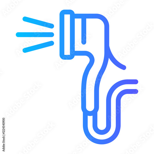sprayer Line Gradient Icon