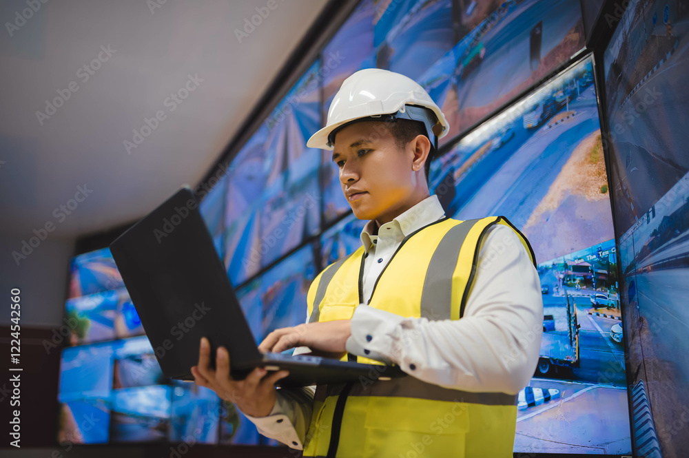 An inspector is stressed out over a plan to modify the CCTV system in an industrial plant. An inspector is stressed out over a plan to modify the CCTV system in an industrial plant.