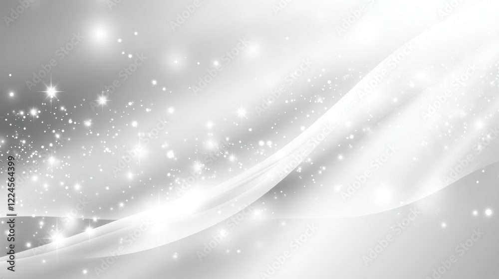 White holographic background with soft foil texture and pearlescent gradients, exuding a dreamy, elegant vibe.