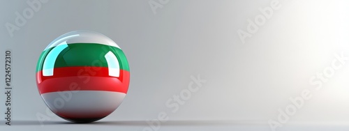 Bulgarian Flag Sphere: A 3D Render of the Bulgarian National Flag on a Glossy Sphere Free Download Bulgarian Flag Sphere: A 3D Render of the Bulgarian National Flag on a Glossy Sphere - GFXLoad