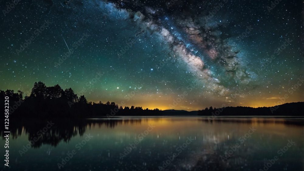 Naklejka premium view panorama