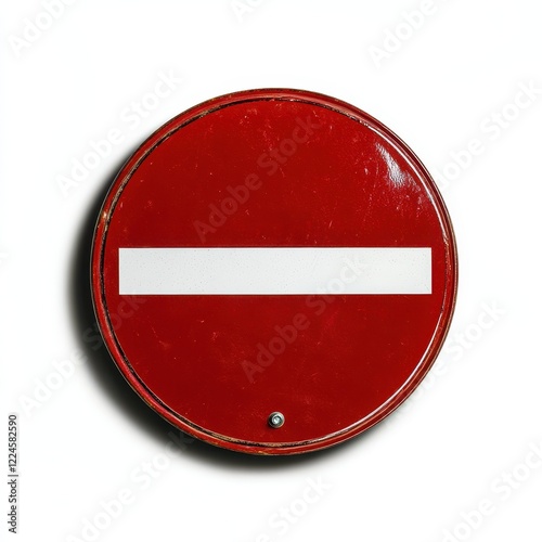 Red Circular Traffic Sign with White Horizontal Bar Free Download Red Circular Traffic Sign with White Horizontal Bar - GFXLoad