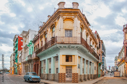 Old Havana's Timeless Elegance: A Dance of Colonial Charm and Classic Cars, Cuba