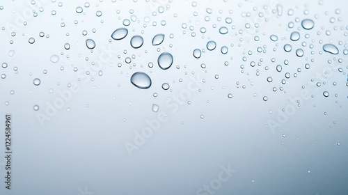 Wallpaper Mural Droplets of water suspended, creating serene atmosphere with sof Torontodigital.ca