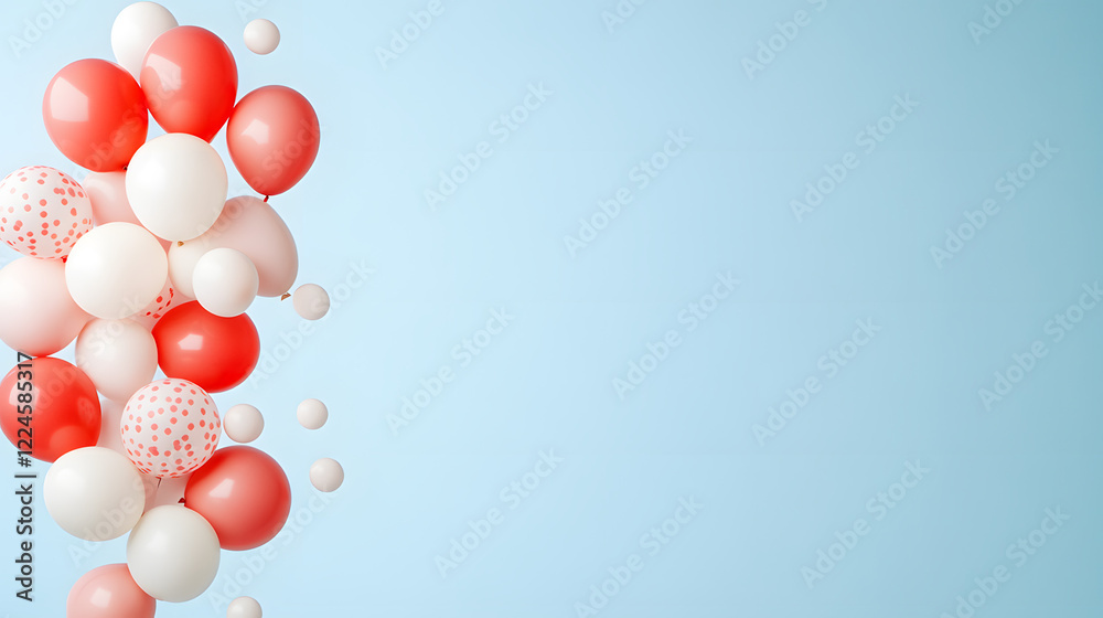 Close-up of colorful balloons arranged in a dynamic composition, showcasing vibrant colors, celebration, and festive joy.
Close-up of colorful balloons arranged in a dynamic composition, showcasing vibrant colors, celebration, and festive joy.