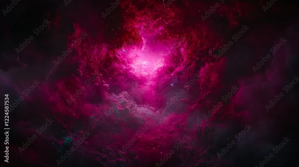 Crimson Nebula Cosmic Cloud Formation in Deep Space Crimson Nebula Cosmic Cloud Formation in Deep Space