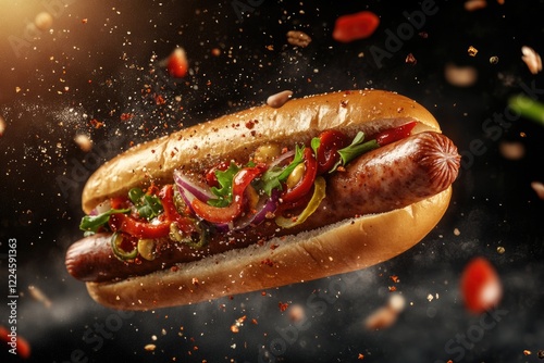 Flying Hot Dog