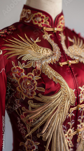 Traditional Chinese qipao dress 