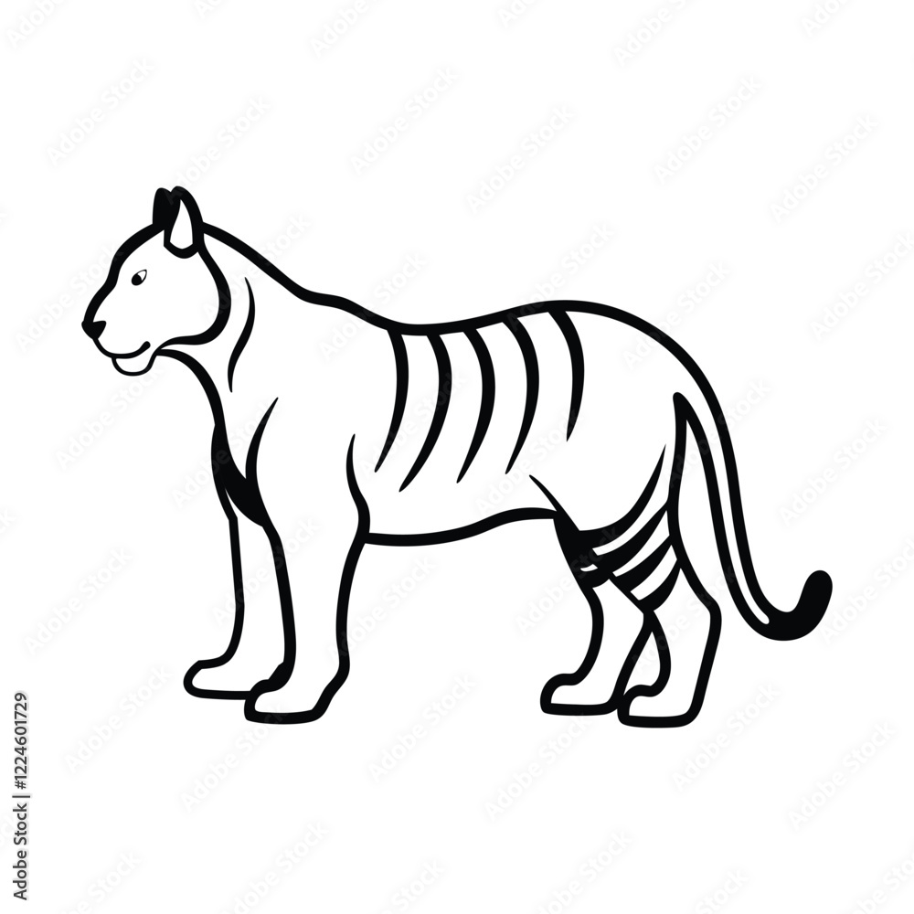 tiger silhouette vector art illustrator tiger silhouette vector art illustrator