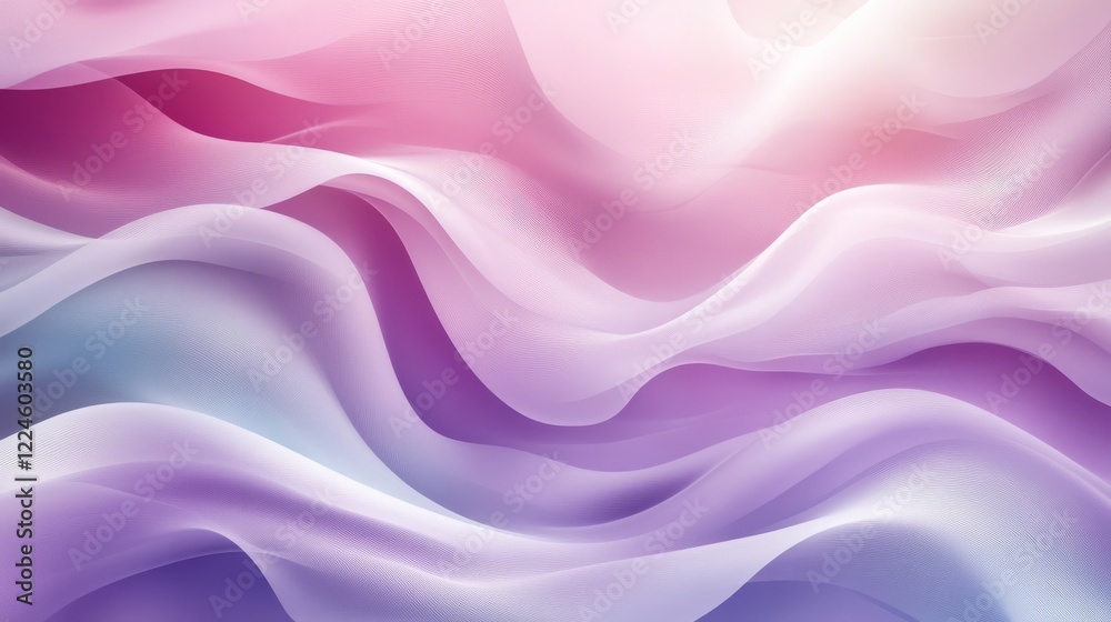 Obraz premium Minimalistic pastel background with light purple and pink hues blending gently