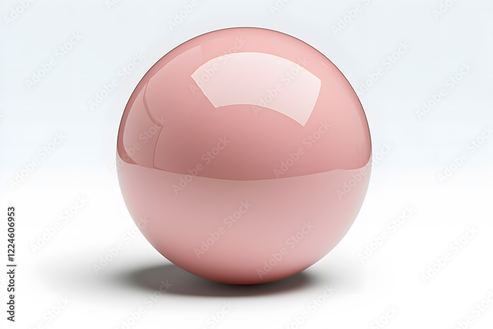 Color glass ball, isolated on a white background Color glass ball, isolated on a white background