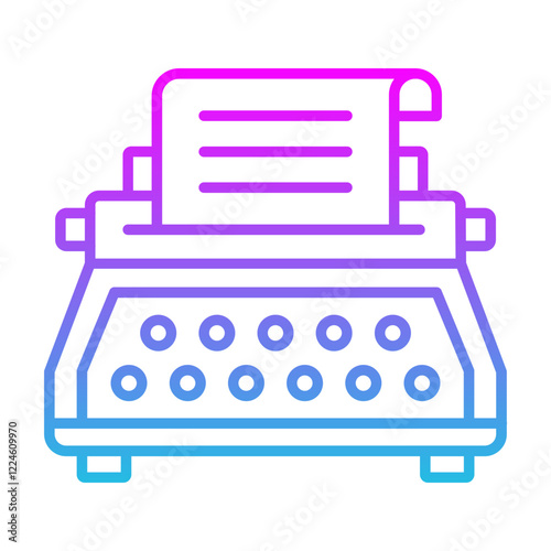 Typewriter Icon