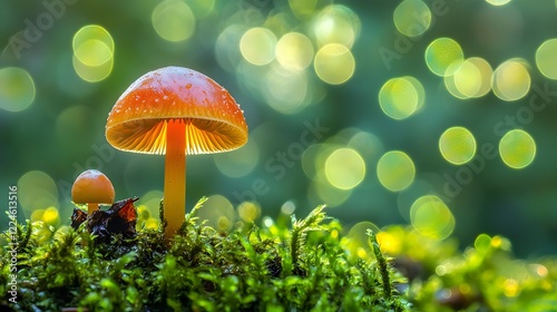 Wallpaper Mural mushroom in the grass Torontodigital.ca