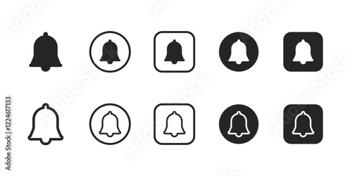 notification, alert, alarm, bell, remind, ring, highlight, Outline signs and more, perfect for websites, apps, and print projects, these scalable icons are fully customizable for print.