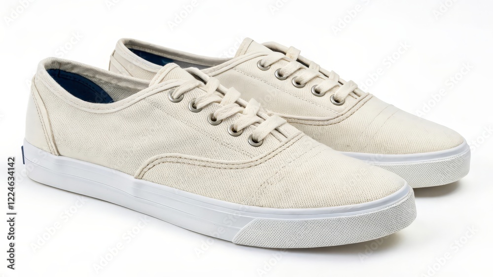 Off-White Canvas Sneakers Off-White Canvas Sneakers