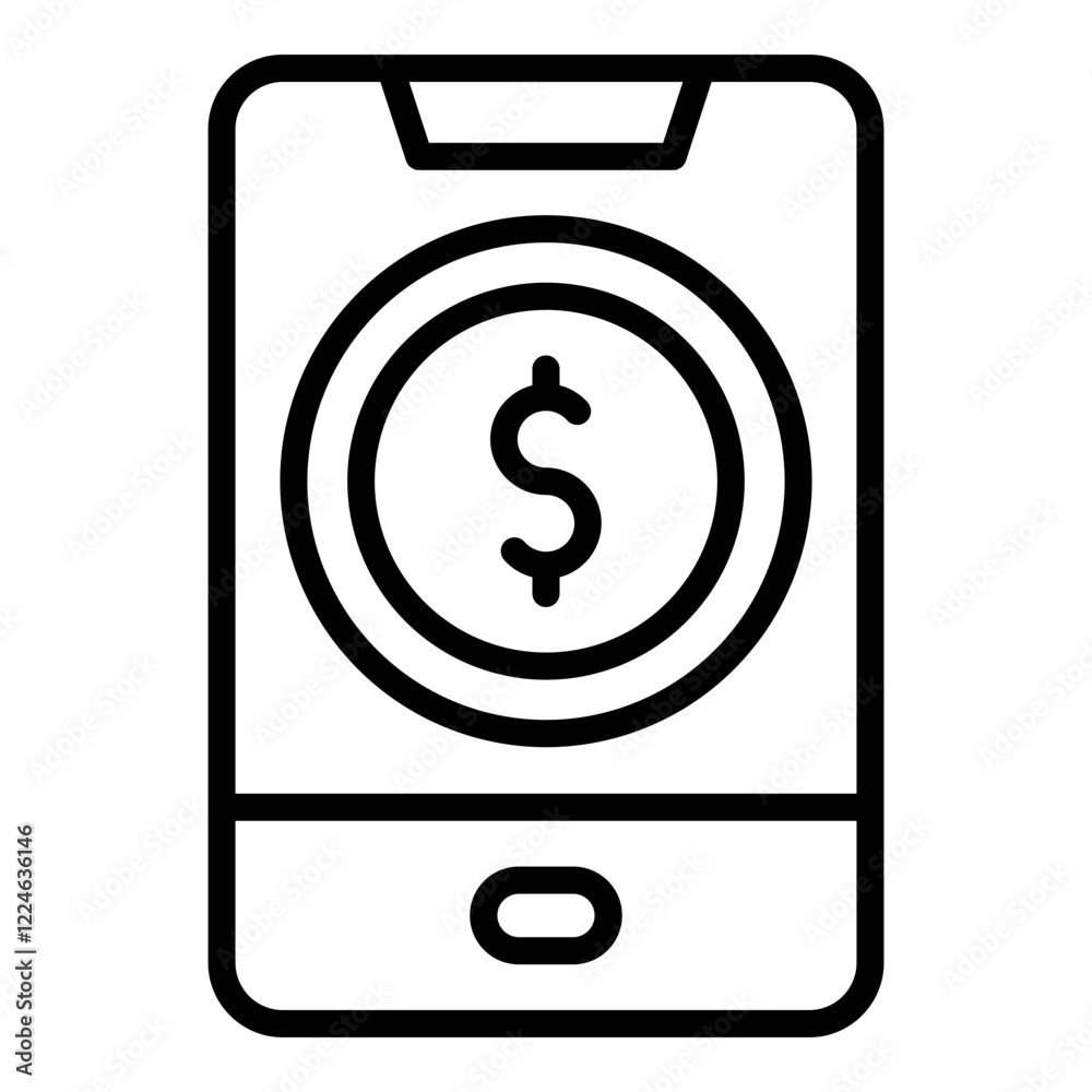 Mobile Banking Icon Mobile Banking Icon