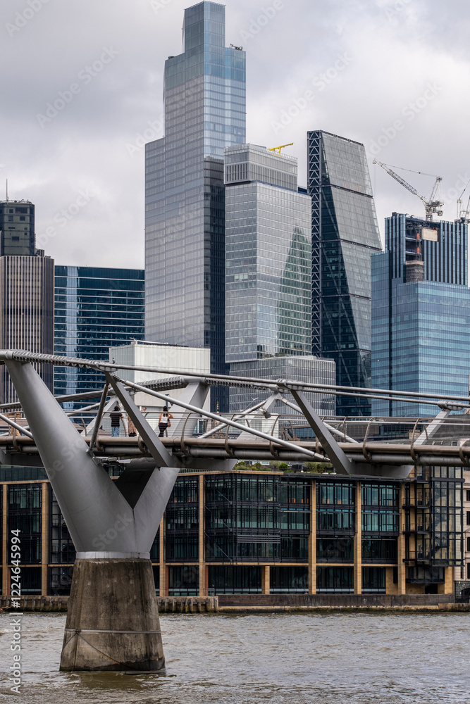 A captivating view of a modern skyline featuring innovative architectural advancements that symbolize the progression of design and urban living in London UK A captivating view of a modern skyline featuring innovative architectural advancements that symbolize the progression of design and urban living in London UK