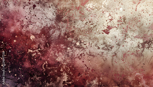 Abstract Red Gold Background Illustration