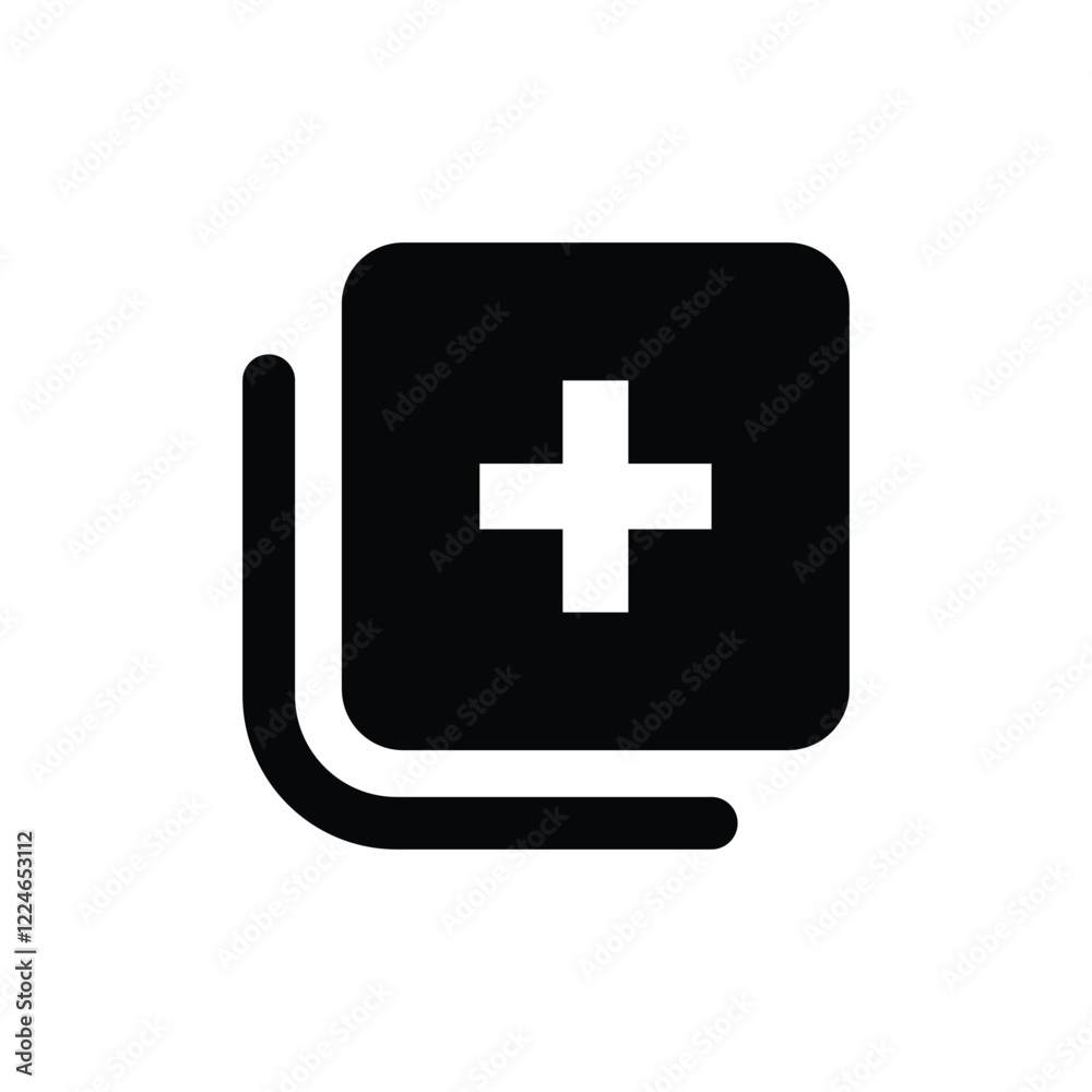 Medical Cross icon stock illustration Medical Cross icon stock illustration