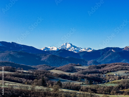 Le pic du midi de Bigorre depuis les Hautes Pyrénées